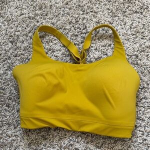 Athleta Mustard Sports Bra